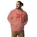 Comprar Sudadera unisex Tu Regere Imperio Fluctus Hispane Memento con capucha La Flamenca de Borgoña, Bandera de España, Cruz de Borgoña, Patricia Muñoz, VOX, Santiago Abascal