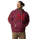 Comprar Sudadera unisex Tu Regere Imperio Fluctus Hispane Memento con capucha La Flamenca de Borgoña, Bandera de España, Cruz de Borgoña, Patricia Muñoz, VOX, Santiago Abascal