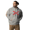 Comprar Sudadera unisex Tu Regere Imperio Fluctus Hispane Memento con capucha La Flamenca de Borgoña, Bandera de España, Cruz de Borgoña, Patricia Muñoz, VOX, Santiago Abascal