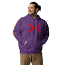 Comprar Sudadera unisex Tu Regere Imperio Fluctus Hispane Memento con capucha La Flamenca de Borgoña, Bandera de España, Cruz de Borgoña, Patricia Muñoz, VOX, Santiago Abascal