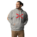 Comprar Sudadera unisex Tu Regere Imperio Fluctus Hispane Memento con capucha La Flamenca de Borgoña, Bandera de España, Cruz de Borgoña, Patricia Muñoz, VOX, Santiago Abascal