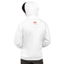 Comprar Sudadera unisex blanca Bandera de España La Flamenca de Borgoña, Bandera de España, Cruz de Borgoña, Patricia Muñoz, VOX, Santiago Abascal