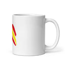 Comprar Taza Bandera de España trazos La Flamenca de Borgoña, Bandera de España, Cruz de Borgoña, Patricia Muñoz, VOX, Santiago Abascal
