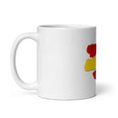 Comprar Taza Bandera de España trazos La Flamenca de Borgoña, Bandera de España, Cruz de Borgoña, Patricia Muñoz, VOX, Santiago Abascal