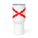 Comprar Termo con asa Cruz de Borgoña La Flamenca de Borgoña, Bandera de España, Cruz de Borgoña, Patricia Muñoz, VOX, Santiago Abascal