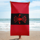 Comprar Toalla Falange Española La Flamenca de Borgoña, Bandera de España, Cruz de Borgoña, Patricia Muñoz, VOX, Santiago Abascal
