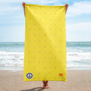 Comprar Toalla amarillo anclas amarillas - Colección Alta Mar XI La Flamenca de Borgoña, Bandera de España, Cruz de Borgoña, Patricia Muñoz, VOX, Santiago Abascal