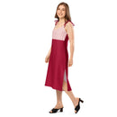 Comprar Vestido midi con tirantes ajustables Cruz de Borgoña La Flamenca de Borgoña Bandera España