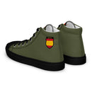Comprar Zapatillas de lona de caña alta para hombre División Azul La Flamenca de Borgoña, Bandera de España, Cruz de Borgoña, Patricia Muñoz, VOX, Santiago Abascal