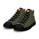Comprar Zapatillas de lona de caña alta para hombre División Azul La Flamenca de Borgoña, Bandera de España, Cruz de Borgoña, Patricia Muñoz, VOX, Santiago Abascal