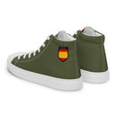 Comprar Zapatillas de lona de caña alta para hombre División Azul La Flamenca de Borgoña, Bandera de España, Cruz de Borgoña, Patricia Muñoz, VOX, Santiago Abascal
