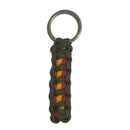 Comprar Llavero paracord Ejército bandera España lona verde La Flamenca de Borgoña, Bandera de España, Cruz de Borgoña, Patricia Muñoz, VOX, Santiago Abascal
