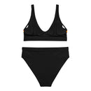 Bikini reciclado talle alto Bandera de España - LaFlamencadeBorgoña