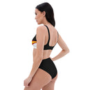 Bikini reciclado talle alto Bandera de España - LaFlamencadeBorgoña