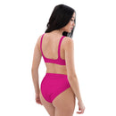 Bikini talle alto Fucsia rosa capote - LaFlamencadeBorgoña