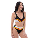 Bikini reciclado talle alto Bandera de España - LaFlamencadeBorgoña