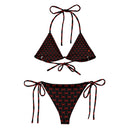 Bikini de triángulo Cruz de Borgoña mosaico - LaFlamencadeBorgoña