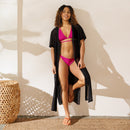 Bikini de triángulo Fucsia rosa capote - LaFlamencadeBorgoña