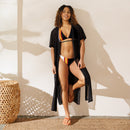 Bikini de triángulo negro Bandera España - LaFlamencadeBorgoña