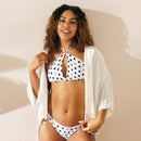 Bikini de triángulo Lunares La Flamenca de Borgoña - LaFlamencadeBorgoña
