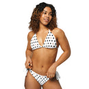 Bikini de triángulo Lunares La Flamenca de Borgoña - LaFlamencadeBorgoña