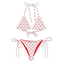 Bikini de triángulo Cruz de Borgoña mosaico - LaFlamencadeBorgoña