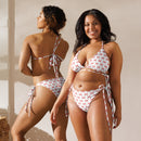 Bikini de triángulo Cruz de Borgoña mosaico - LaFlamencadeBorgoña