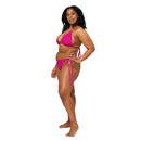 Bikini de triángulo Fucsia rosa capote - LaFlamencadeBorgoña