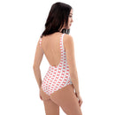 Bañador Mujer estampado Cruz Borgoña - LaFlamencadeBorgoña