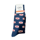 Calcetines Cruz de Borgoña azul marino - talla única - LaFlamencadeBorgoña