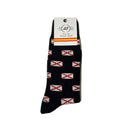 Calcetines Cruz de Borgoña negro - talla única - LaFlamencadeBorgoña