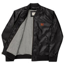 Chaqueta bomber piel vegana Cruz de Borgoña - LaFlamencadeBorgoña