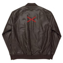 Chaqueta bomber piel vegana Cruz de Borgoña - LaFlamencadeBorgoña
