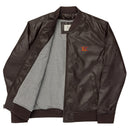 Chaqueta bomber piel vegana Cruz de Borgoña - LaFlamencadeBorgoña