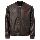 Chaqueta bomber piel vegana Falange - LaFlamencadeBorgoña
