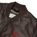 Chaqueta bomber piel vegana Falange - LaFlamencadeBorgoña
