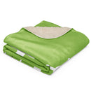 Manta sherpa Verde Pistacho Marinera - LaFlamencadeBorgoña