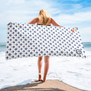 Toalla Anclas - Colección Alta Mar II - LaFlamencadeBorgoña