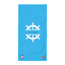 Toalla azul - Colección Alta Mar VI - LaFlamencadeBorgoña