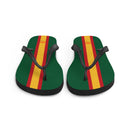 Chanclas Bandera de España verde - LaFlamencadeBorgoña