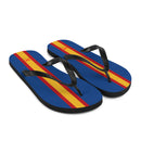 Chanclas Bandera de España azules - LaFlamencadeBorgoña