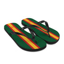 Chanclas Bandera de España verde - LaFlamencadeBorgoña