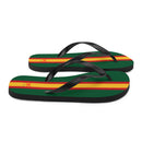 Chanclas Bandera de España verde - LaFlamencadeBorgoña