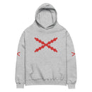 Sudadera Cruz de Borgoña oversize unisex - LaFlamencadeBorgoña