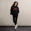 Sudadera Cruz de Borgoña oversize unisex - LaFlamencadeBorgoña