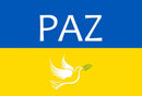 Comprar Bandera Ucrania PAZ balcón Bandera España La Flamenca de Borgoña Patricia Muñoz VOX