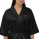 Comprar Bata de satén Cruz de Borgoña Bandera España La Flamenca de Borgoña Patricia Muñoz VOX