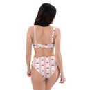 Comprar Bikini Cerezas talle alto Mujer Bandera España La Flamenca de Borgoña Patricia Muñoz VOX
