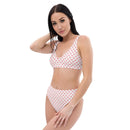 Comprar Bikini Cruz de Borgoña mosaico talle alto Bandera España La Flamenca de Borgoña Patricia Muñoz VOX