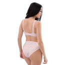 Comprar Bikini Cruz de Borgoña mosaico talle alto Bandera España La Flamenca de Borgoña Patricia Muñoz VOX
